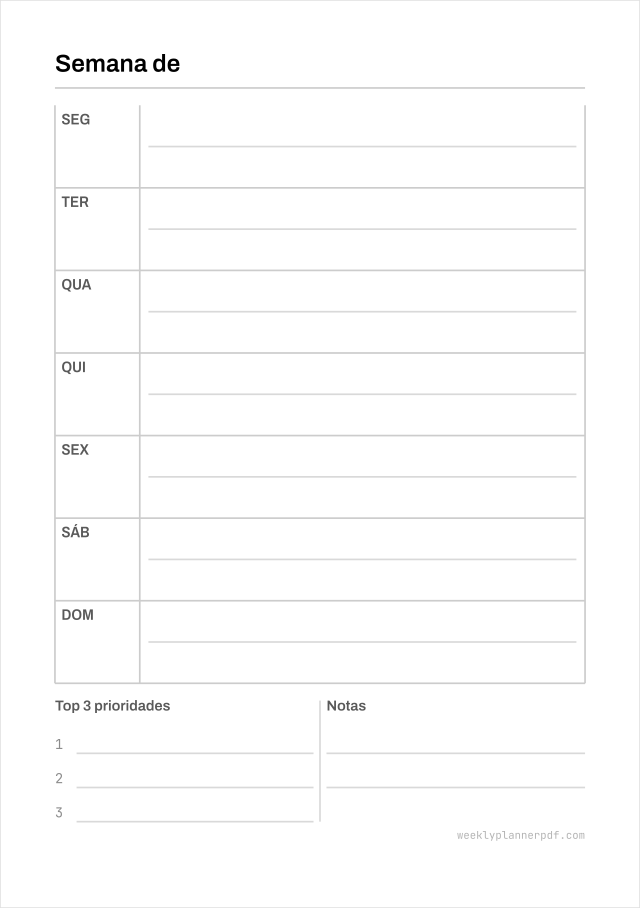 A5 weekly planner, A5 148 by 210 millimetres