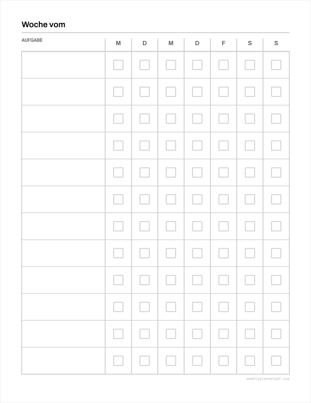 Kids chore chart, US Letter 215.9 by 279.4 millimetres